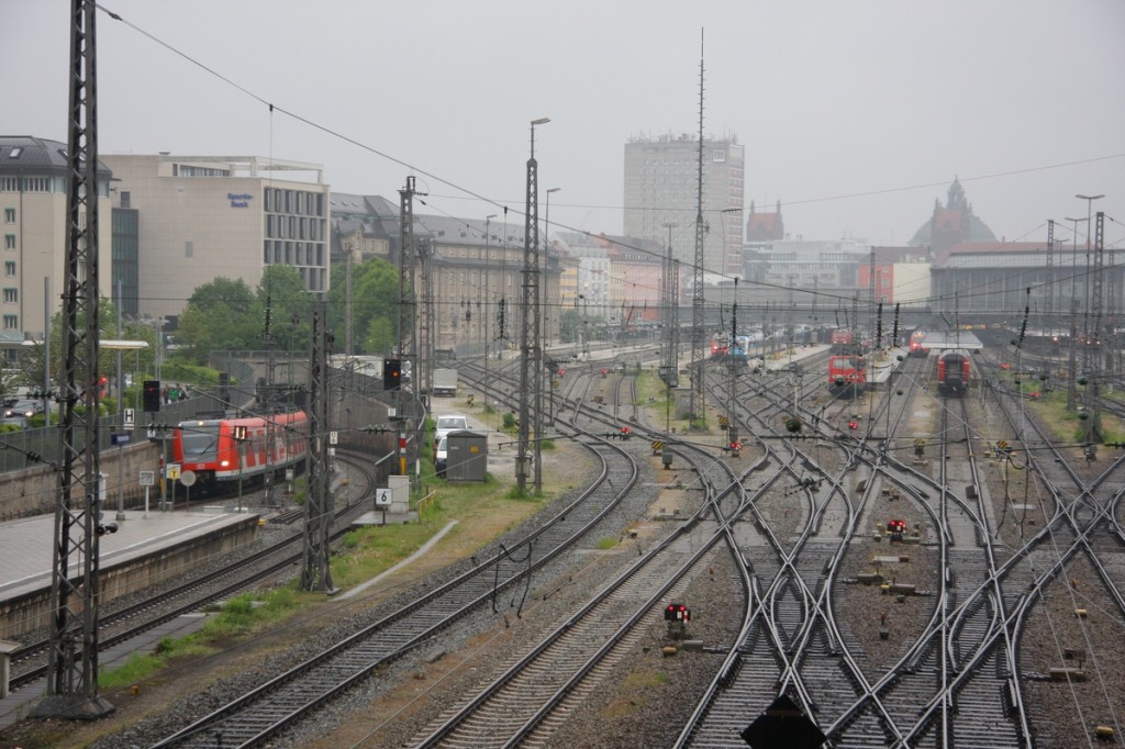 Monachium - wjazd do tunelu średnicowego