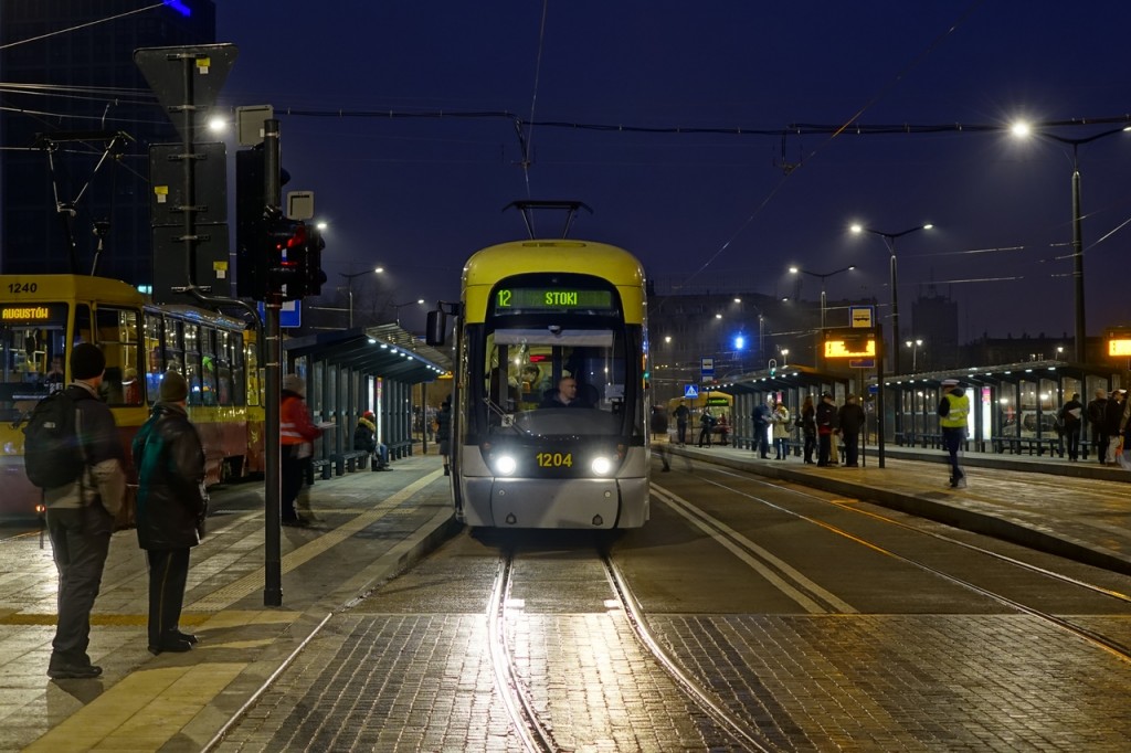Nowy węzeł komunikacji miejskiej przy dworcu Łódź Fabryczna, 11 grudnia 2016