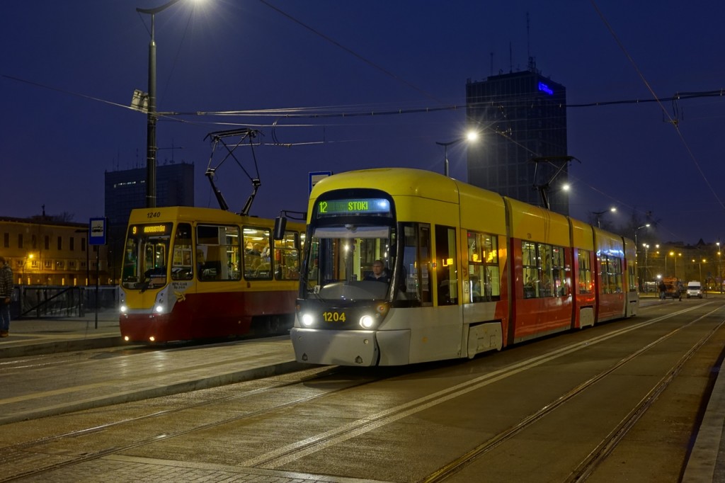 Nowy węzeł komunikacji miejskiej przy dworcu Łódź Fabryczna, 11 grudnia 2016